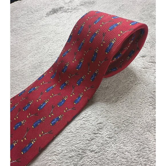 Lauren Ralph‎ Lauren Men's Tie Golf Club Golf Club Theme Excellent Condition - Picture 1 of 9